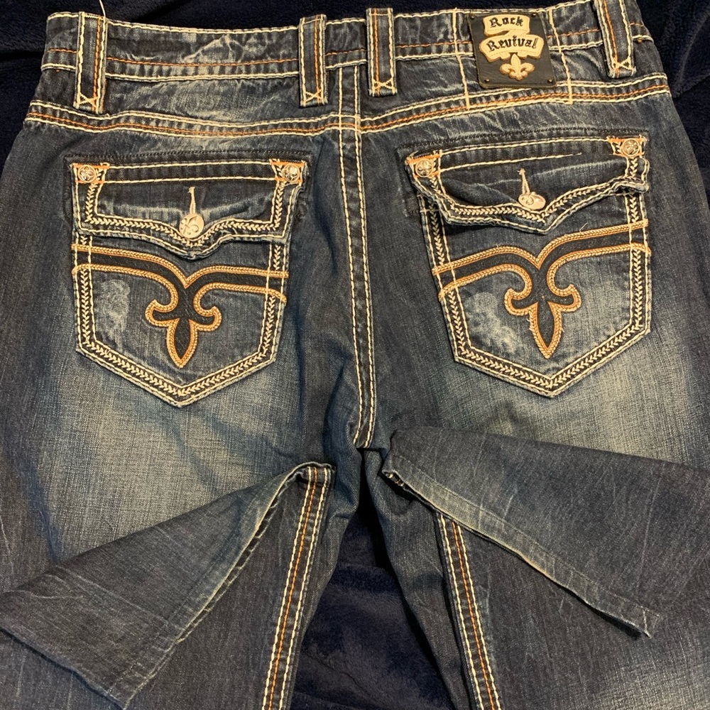 Men’s Rock Revival Erkal Straight 38